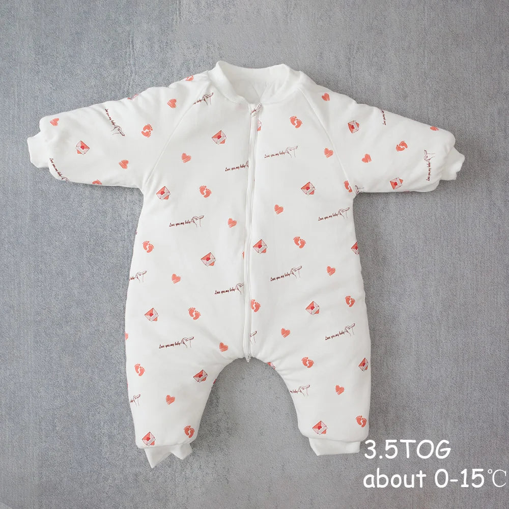 vêtements bébé pour nouveau-né Motif de dessin animé Enfants Jambe fendue