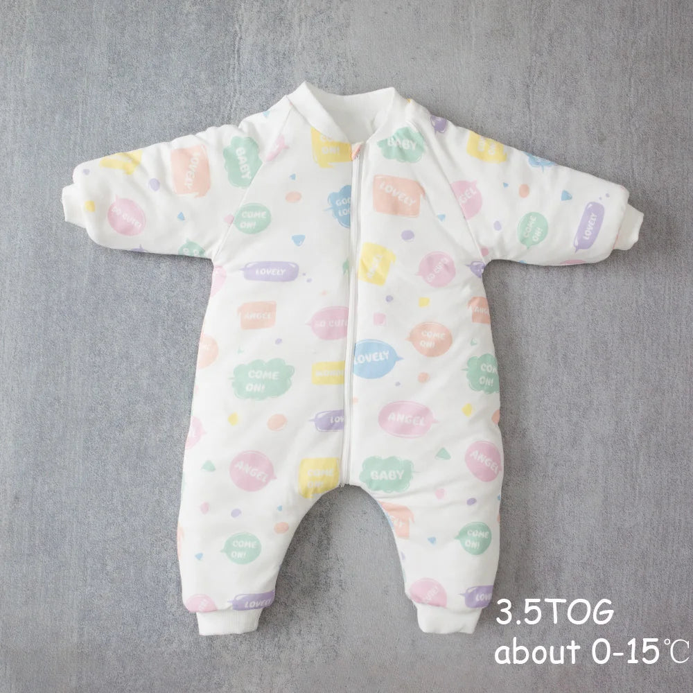 vêtements bébé pour nouveau-né Motif de dessin animé Enfants Jambe fendue