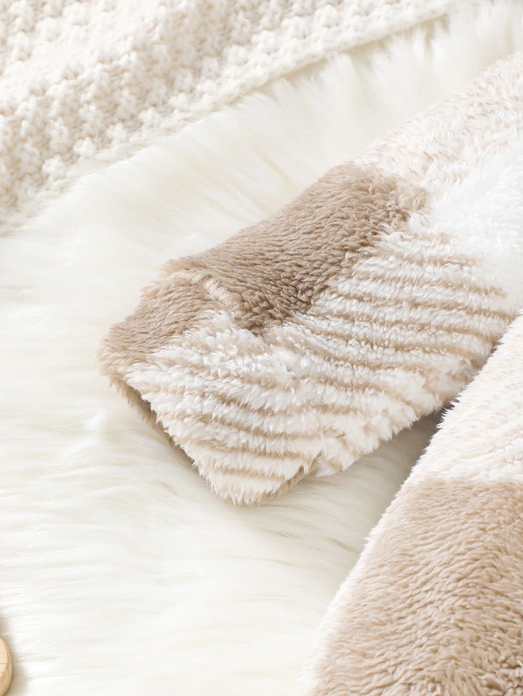 Bébé garçons et filles barboteuse à carreaux à capuche à manches longues