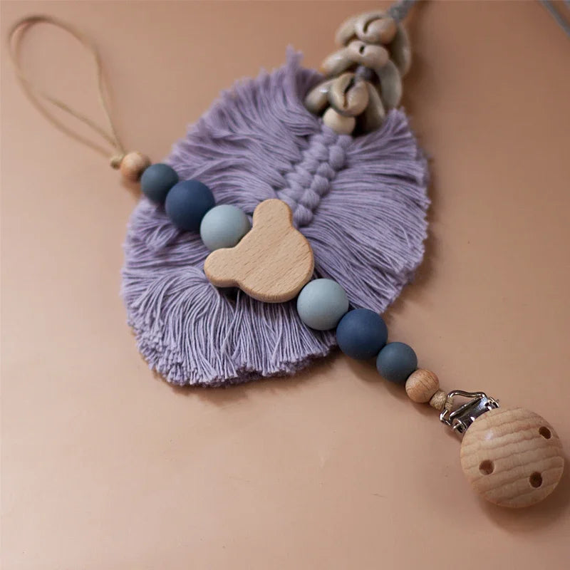 Nom personnalisé Chaîne de tétine pour bébé personnalisable