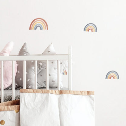Stickers muraux - Mini arcs-en-ciel aquarelle